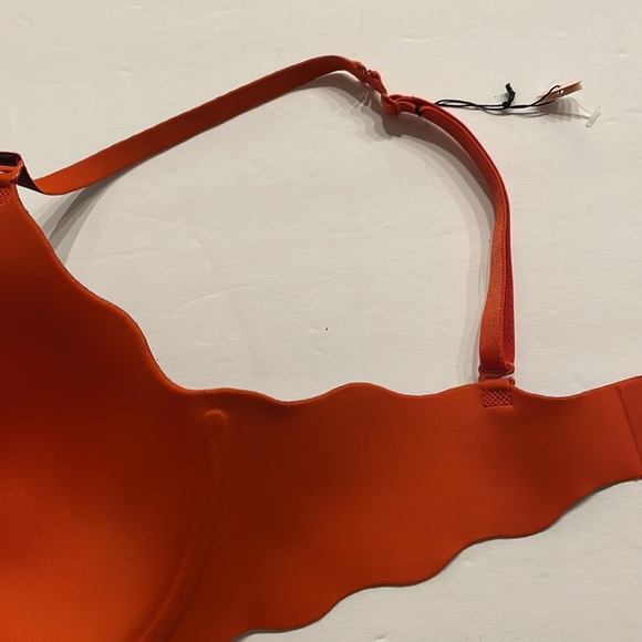 VICTORIA SECRET reversible bra / multi way wear straps orange zebra ombré 34C - Picture 7 of 13